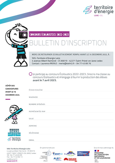 Bulletin d’inscription Concours Les Écoloustics
