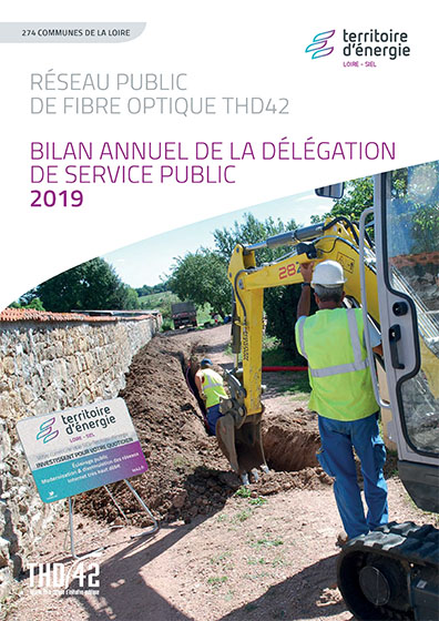 Bilan annuel de la délégation de service public THD42® 2019