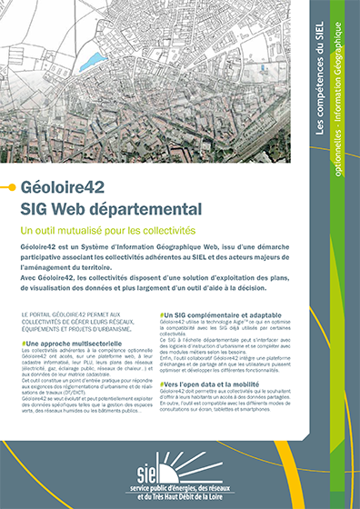 Géoloire42 geographical information system