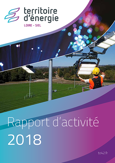 2018 annual report on all the activities of SIEL-Territoire d’énergie Loire