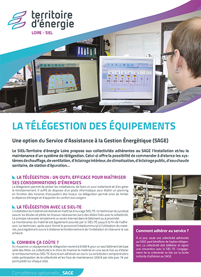 La télégestion des équipements