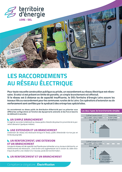 Les raccordements au réseau électrique