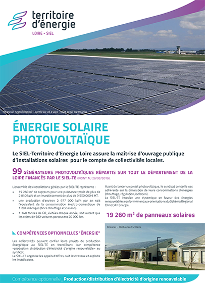 Énergie solaire photovoltaïque