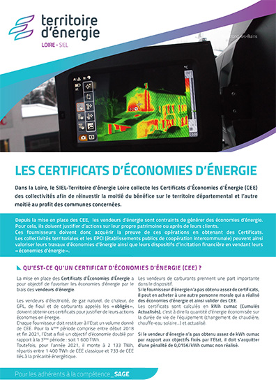 Les certificats d’économies d’énergie