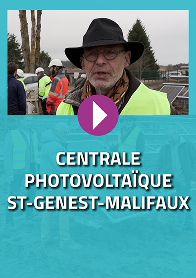 Centrale photovoltaïque au sol à Saint-Genest-Malifaux