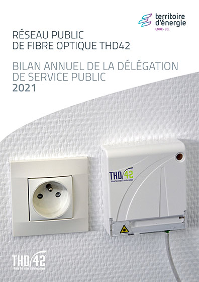 Bilan annuel réseau public fibre optique THD42® 2021