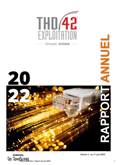 Rapport annuel THD42 Exploitation 2022