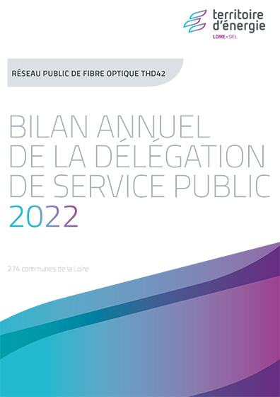 Bilan annuel réseau public fibre optique THD42® 2022