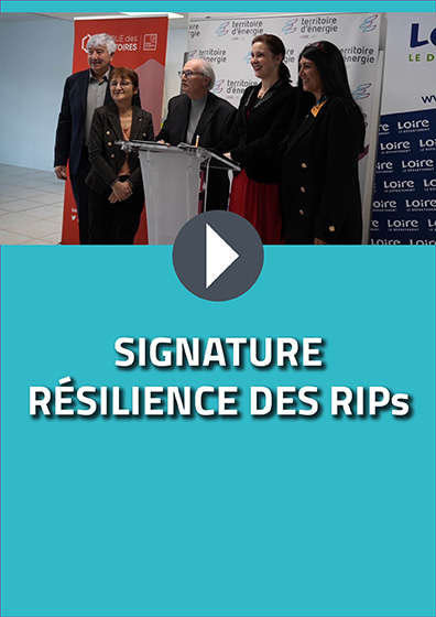 Signature du co-financement du schéma local de résilience des RIPs ligériens